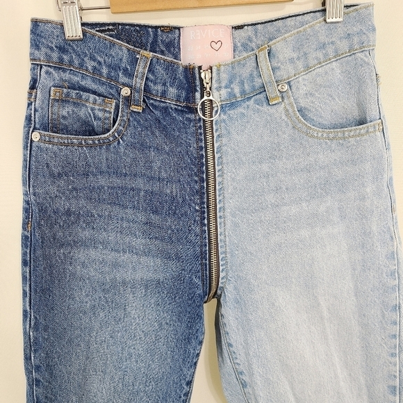 Revice Yin Yang high waisted split jeans Tokyo Wash size 26 - Picture 5 of 7